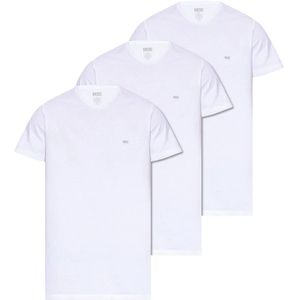 Diesel, Umtee T-shirt 3-pack Wit, Heren, Maat:S