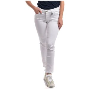 Liu Jo, Jeans, Dames, Wit, W32, Katoen, Magnetische Regular Fit Broek