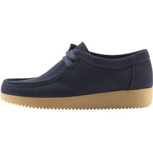 Nature Footwear, Schoenen, Dames, Blauw, 42 EU, Suède, Navy Suède Schoenen 1031-056-004