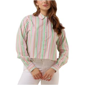 Scotch & Soda, Blouses & Shirts, Dames, Veelkleurig, L, Gestreepte Boxy Fit Blouse