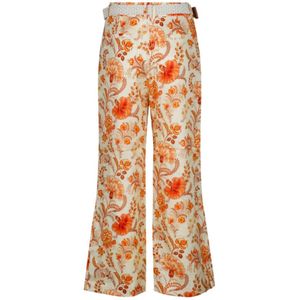 Zimmermann, Broeken, Dames, Veelkleurig, S, Katoen, Bloemenprint Hoge Taille Broek