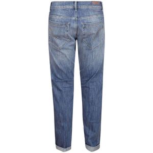 Dondup, Jeans, Heren, Blauw, W36, Katoen, Slim-fit Jeans