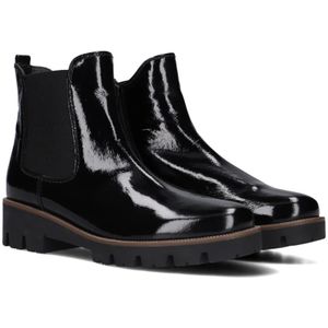 Gabor, Schoenen, Dames, Zwart, 39 EU, Zwarte Leren Chelsea Boots