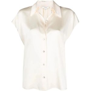 Vince, Blouses Beige, Dames, Maat:M