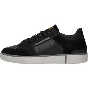 G-star, Schoenen, Heren, Zwart, 40 EU, Leer, Zwarte Lage Sneakers Ravond II