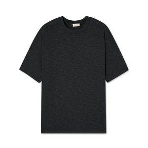 American Vintage, Tops, Heren, Zwart, M/L, Katoen, Bysapick Oversized Katoenen T-Shirt - Noir