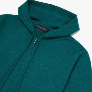 Brooks Brothers, Sweatshirts & Hoodies, Heren, Blauw, L, Wol, Wol en kasjmier hoodie