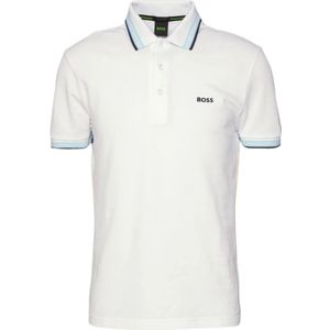 Hugo Boss, Tops, Heren, Wit, XL, Katoen, Polo Shirt