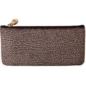 Borbonese, Platte Pouch Bruin, Dames, Maat:ONE Size