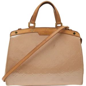 Louis Vuitton Vintage, Pre-owned, Dames, Bruin, ONE Size, Leer, Pre-owned Leather totes