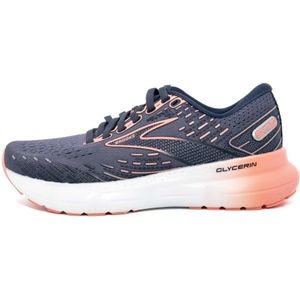 Brooks, Blauw Nightshadow Hardloopschoenen Glycerin 20 Veelkleurig, Heren, Maat:36 EU