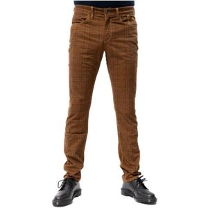 Jeckerson, Slim-fit Broeken Bruin, Heren, Maat:W32