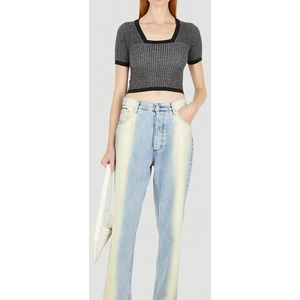 Eckhaus Latta, Tops, Dames, Grijs, S, Wol, Tops