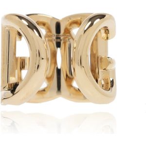 Dolce & Gabbana, Accessoires, Dames, Geel, L, Messing ring