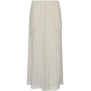 Alberta Ferretti, Midi Skirts Wit, Dames, Maat:M