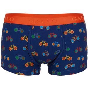 Gallo, Ondergoed, Heren, Veelkleurig, 2Xl, Katoen, Blauwe Katoenen Boxershorts met Fietsmotief