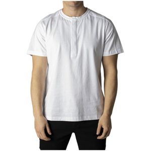 Antony Morato, Tops, Heren, Wit, S, Katoen, Witte korte mouw T-shirt
