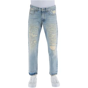Desmore, Jeans, Heren, Veelkleurig, W34, Katoen, Straight Jeans