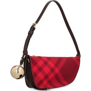 Burberry, Tassen, Dames, Rood, ONE Size, Wol, Cross Body Bags