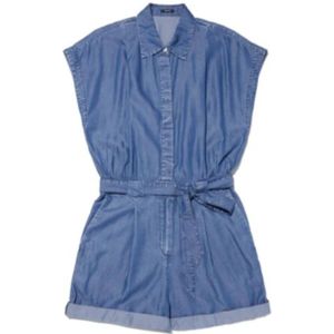 Denham, Playsuits Blauw, Dames, Maat:M