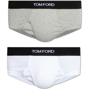 Tom Ford, Twee-pack slips Wit, Heren, Maat:L