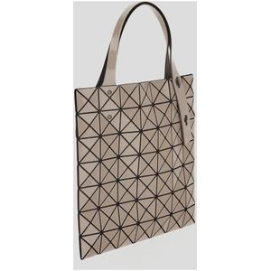 Issey Miyake, Tassen, Dames, Beige, ONE Size, Polyester, Prisma Polyester Tas