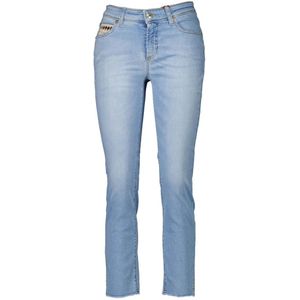 Cambio, Jeans, Dames, Blauw, L, Denim, Cambio Cropped Jeans Piper Lichtblauw - 34 - Dames