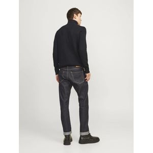 Jack & Jones, Truien, Heren, Zwart, XL, Essentials Half Zip Gebreide Trui Zwart