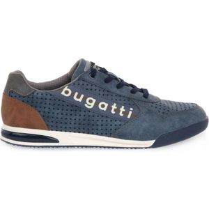 Bugatti, Trevor Blauwe Autostoelhoes Blauw, Heren, Maat:43 EU