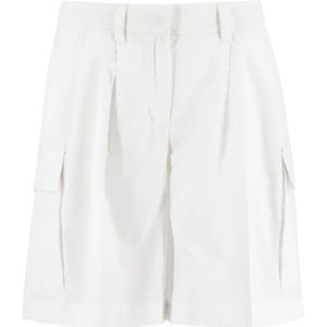 Ermanno Scervino, Casual Shorts Wit, Dames, Maat:S
