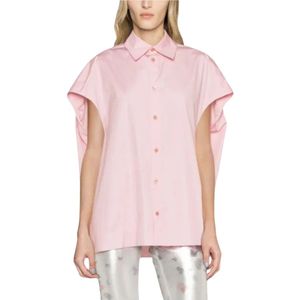 Marni, Blouses & Shirts, Dames, Roze, XS, Katoen, Oversized Shirt