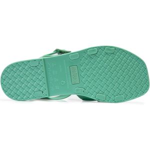 Melissa, Schoenen, Dames, Groen, 40 EU, Groene Basket Sandalen