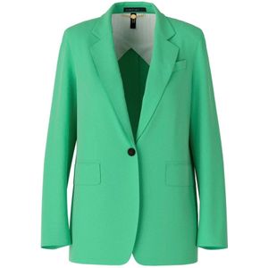 Marc Cain, Groene Blazers Groen, Dames, Maat:S