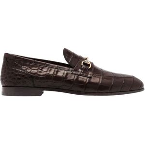 Scarosso, Schoenen, Heren, Bruin, 42 1/2 EU, Leer, Loafers