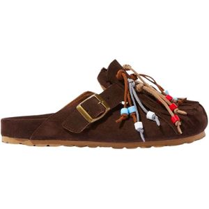 Scarosso, Flat Sandalen Bruin, Heren, Maat:42 EU