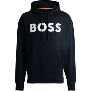 Boss Orange, Sweatshirts & Hoodies, Heren, Blauw, M, Boss Orange-Hoodie