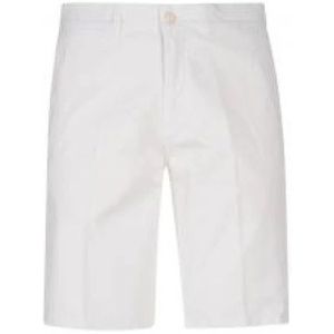 Harmont & Blaine, Korte broeken, Heren, Wit, XL, Katoen, Casual Bermuda Twill Cotton Shorts