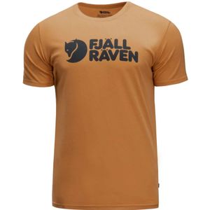 Fjällräven, Tops, Heren, Bruin, L, Katoen, Heren T-shirt Terracota Brown Regular Fit