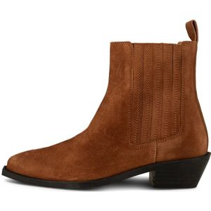 Shoe the Bear, Schoenen, Dames, Bruin, 41 EU, Suède, Suede Chelsea Boot Pointy Toe Design