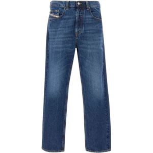 Diesel, Jeans, Heren, Blauw, W34, Stijlvolle Jeans