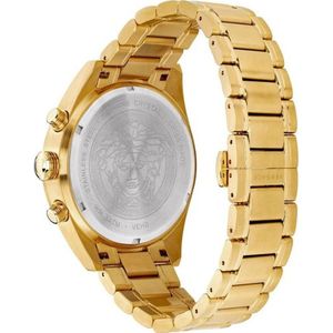 Versace, Accessoires, Heren, Geel, ONE Size, V-Chrono Chronograaf Horloge