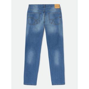 Gas, Jeans, Heren, Blauw, W40, Katoen, Regular Slim-fit Jeans