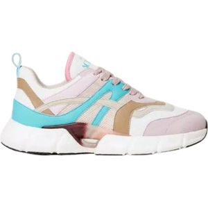 Twinset, Schoenen, Dames, Veelkleurig, 37 EU, Suède, Multicolor Hardloopschoenen