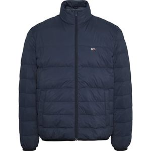 Tommy Jeans, Jassen, Heren, Blauw, S, Blauwe Winter Donsjas