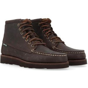 Sebago, Schoenen, Heren, Bruin, 41 1/2 EU, Mid Crazy Horse Leren Schoenen