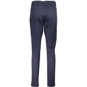 North Sails, Broeken, Dames, Blauw, L, Katoen, Blauwe Katoenen Slim-Fit Jeans Broek