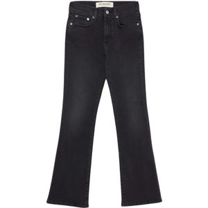 Roy Roger's, Zwarte Bootcut Denim Broek Zwart, Dames, Maat:W31