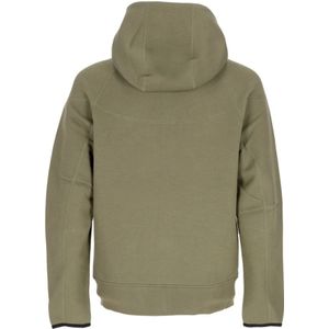 Nike, Sweatshirts & Hoodies, Heren, Groen, L, Katoen, Tech Fleece Hoodie met rits