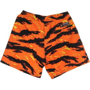 Propaganda, Badkleding, Heren, Oranje, S, Polyester, Tijger Camo Zwembroek Oranje