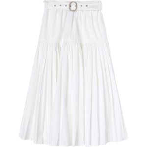 Jil Sander, Midi Skirts Wit, Dames, Maat:S